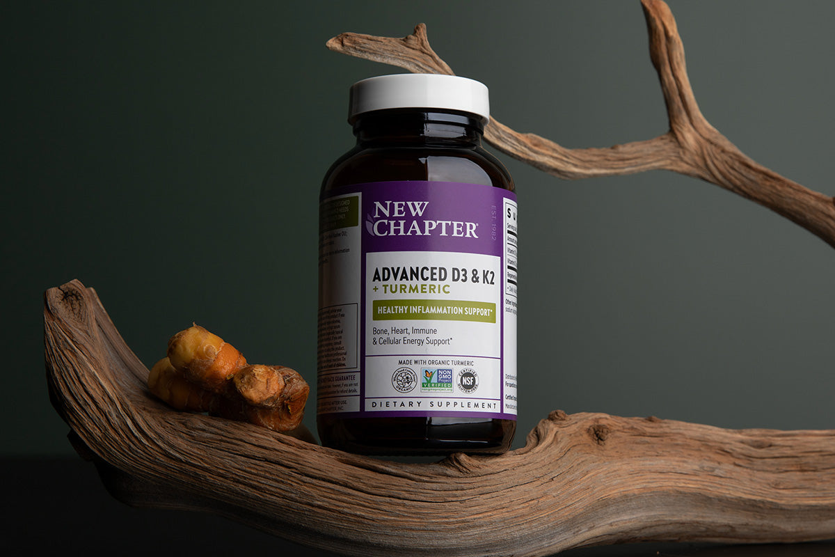New Chapter Advanced D3 & K2 + Turmeric Healthy Inflammation Support