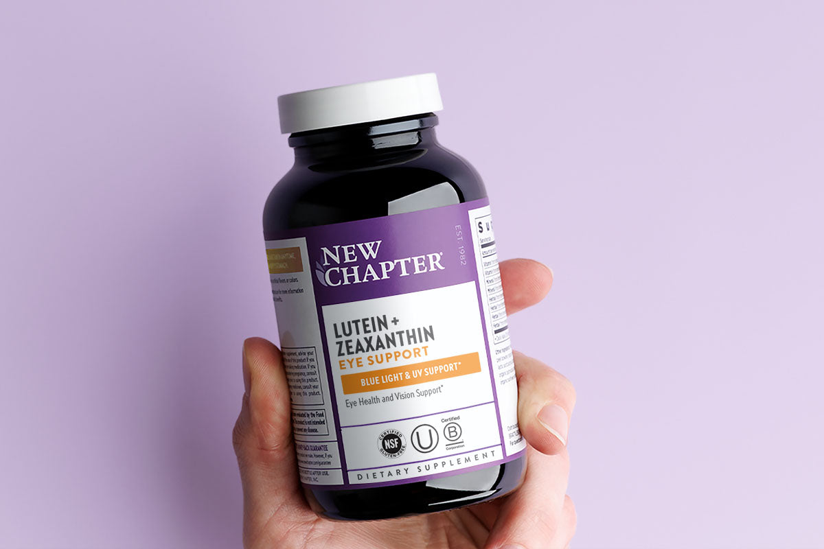 New Chapter Lutein + Zeaxanthin Eye Support Bottle