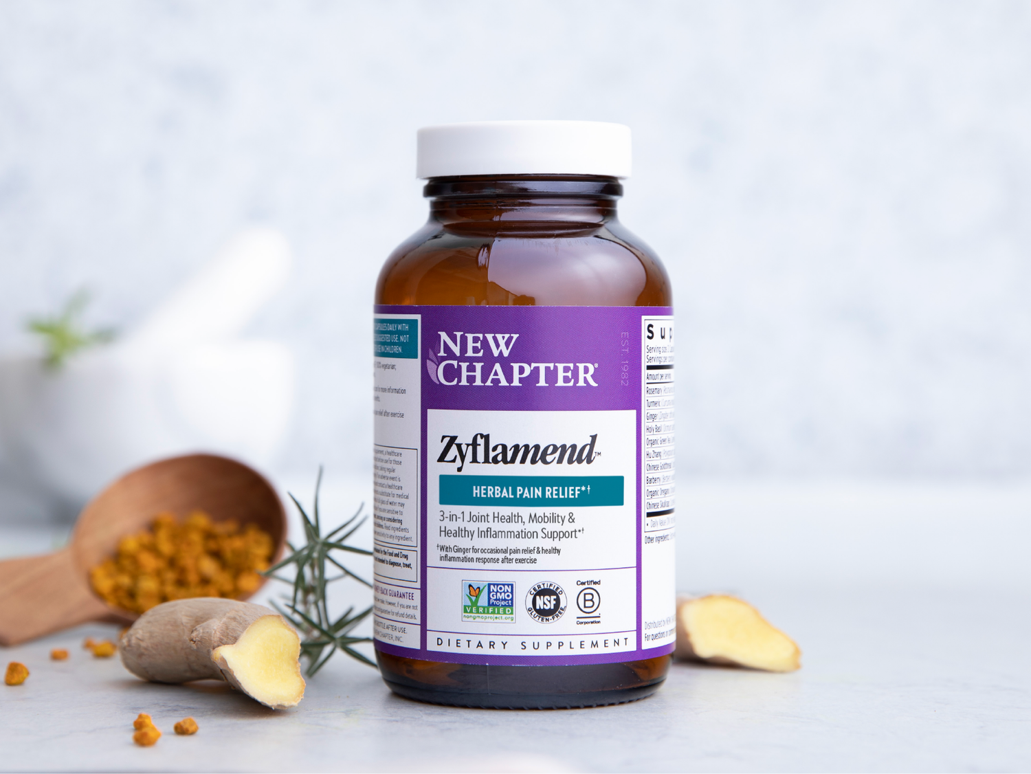 What is in New Chapter’s Zyflamend Herbal Supplement?