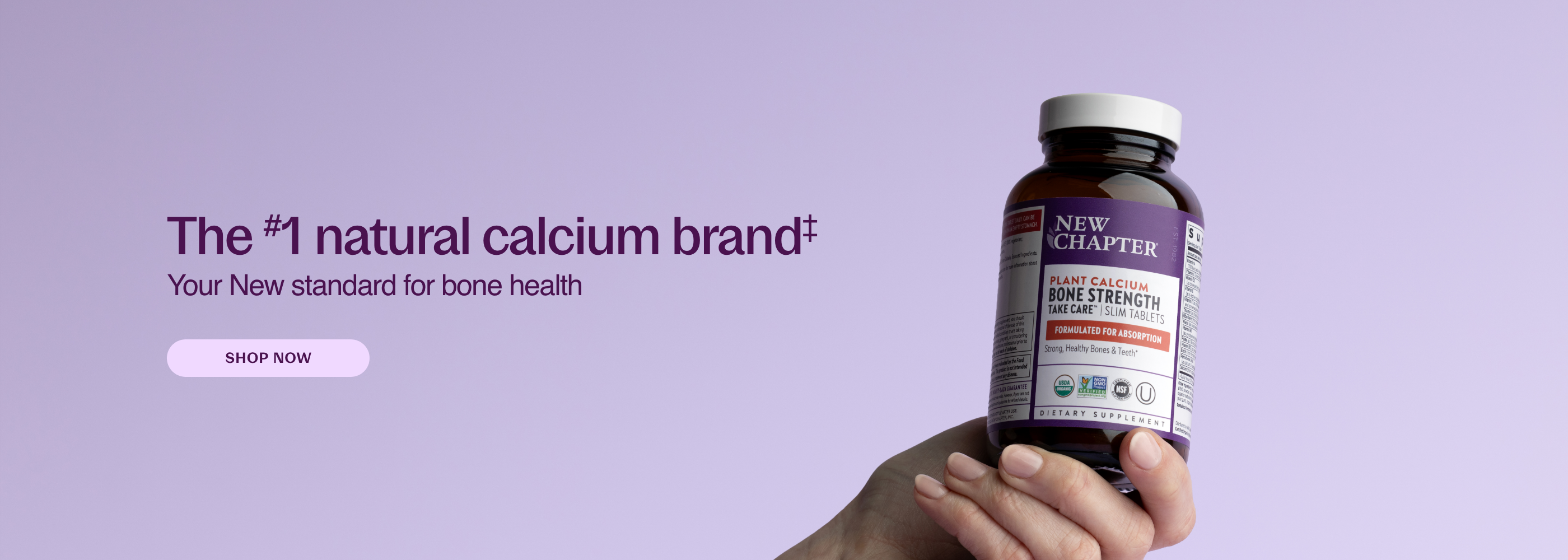 the #1 natural calcium brand - your new standard for bone health