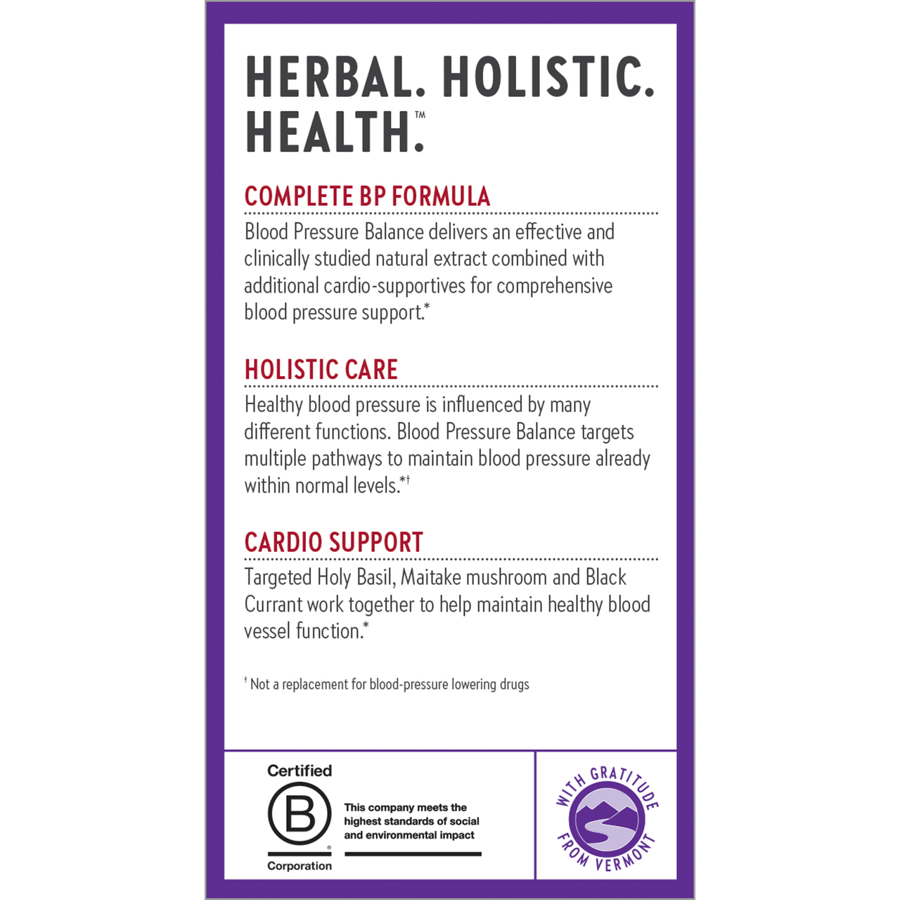 Blood Pressure Balance: Grape Seed Blend