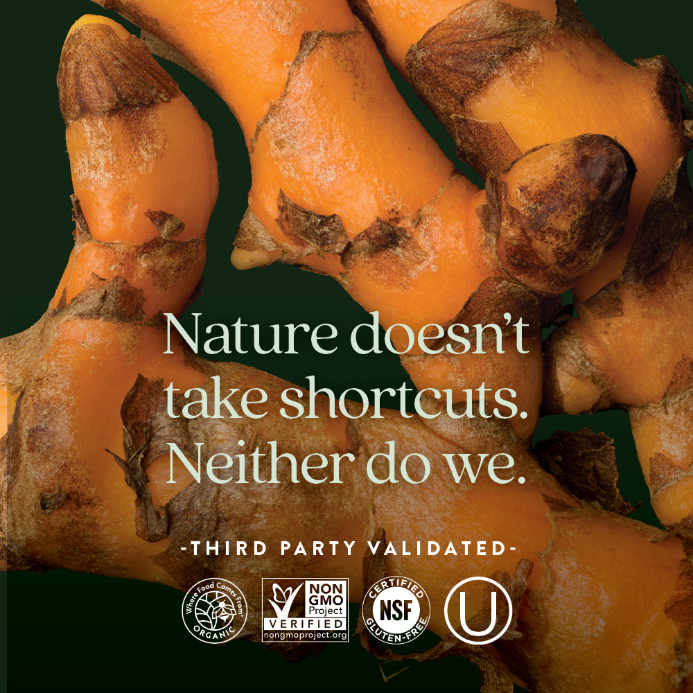 Where Food Comes From Organic Certified, Non-GMO Project Verified, NSF Certified Gluten-Free, Kosher Certified