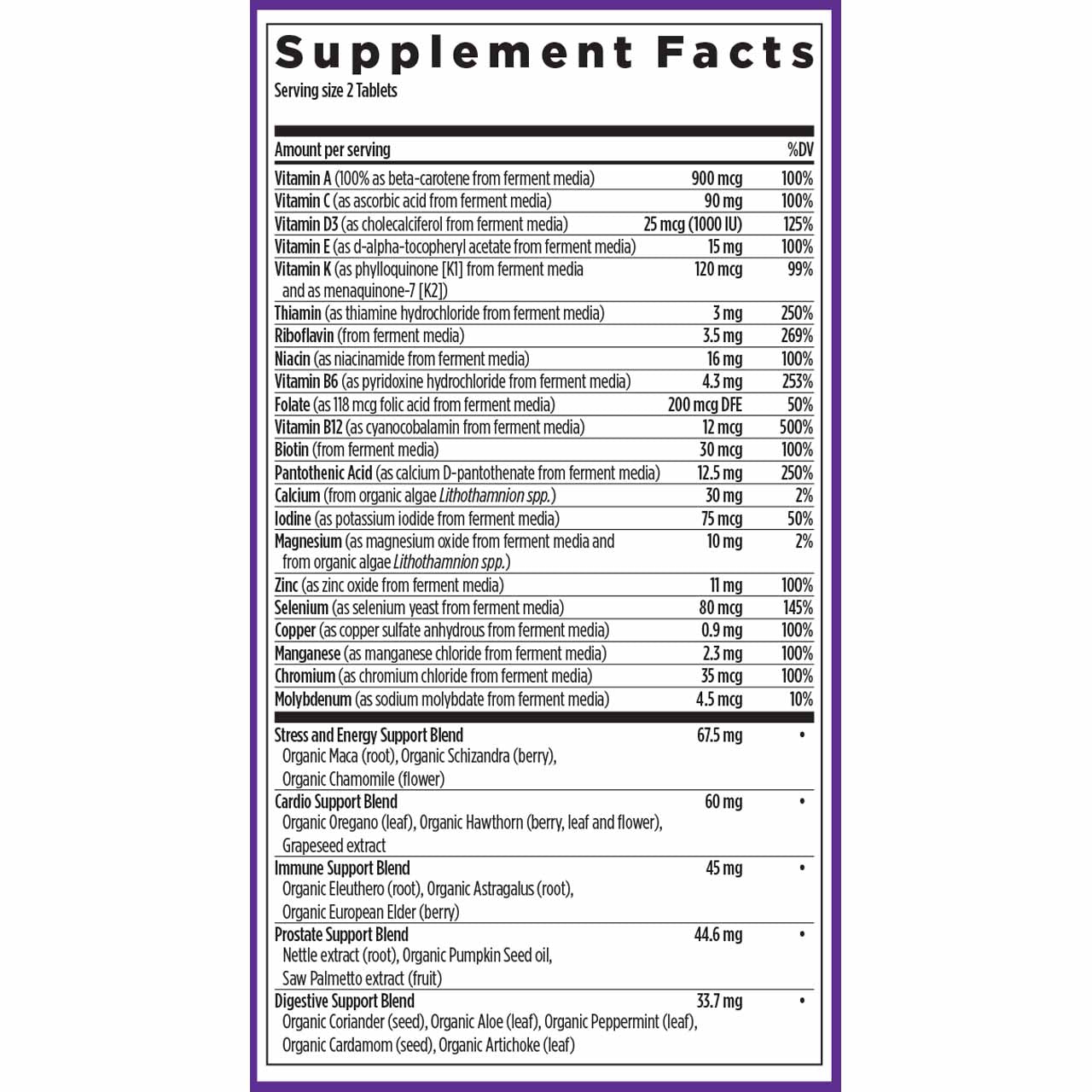Supplement Facts