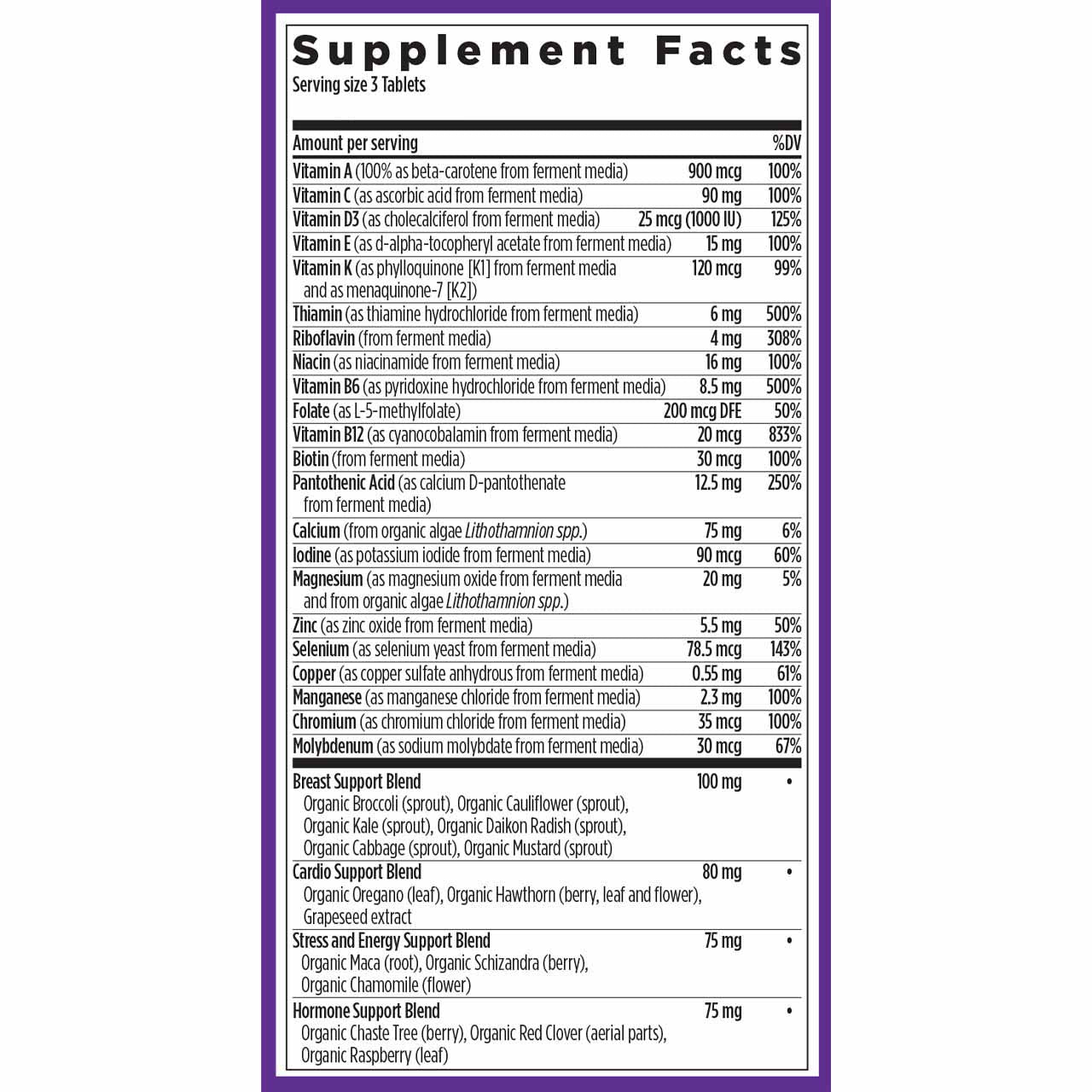Supplements Facts