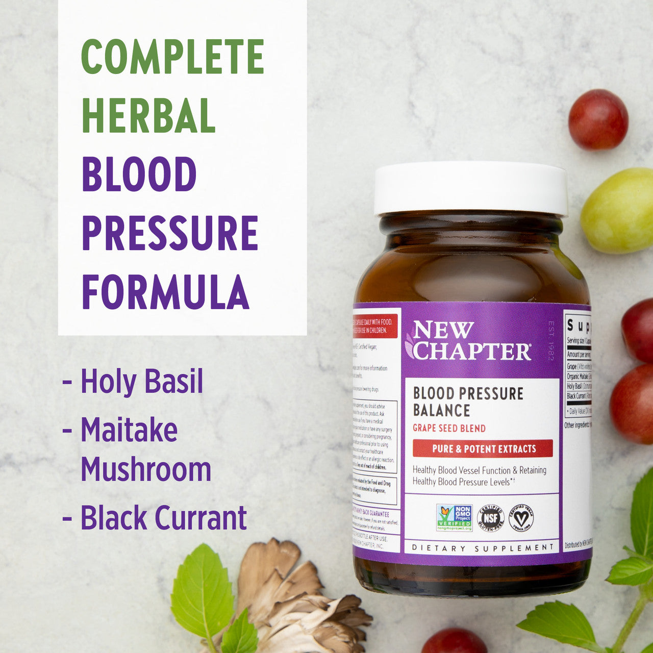 Blood Pressure Balance: Grape Seed Blend