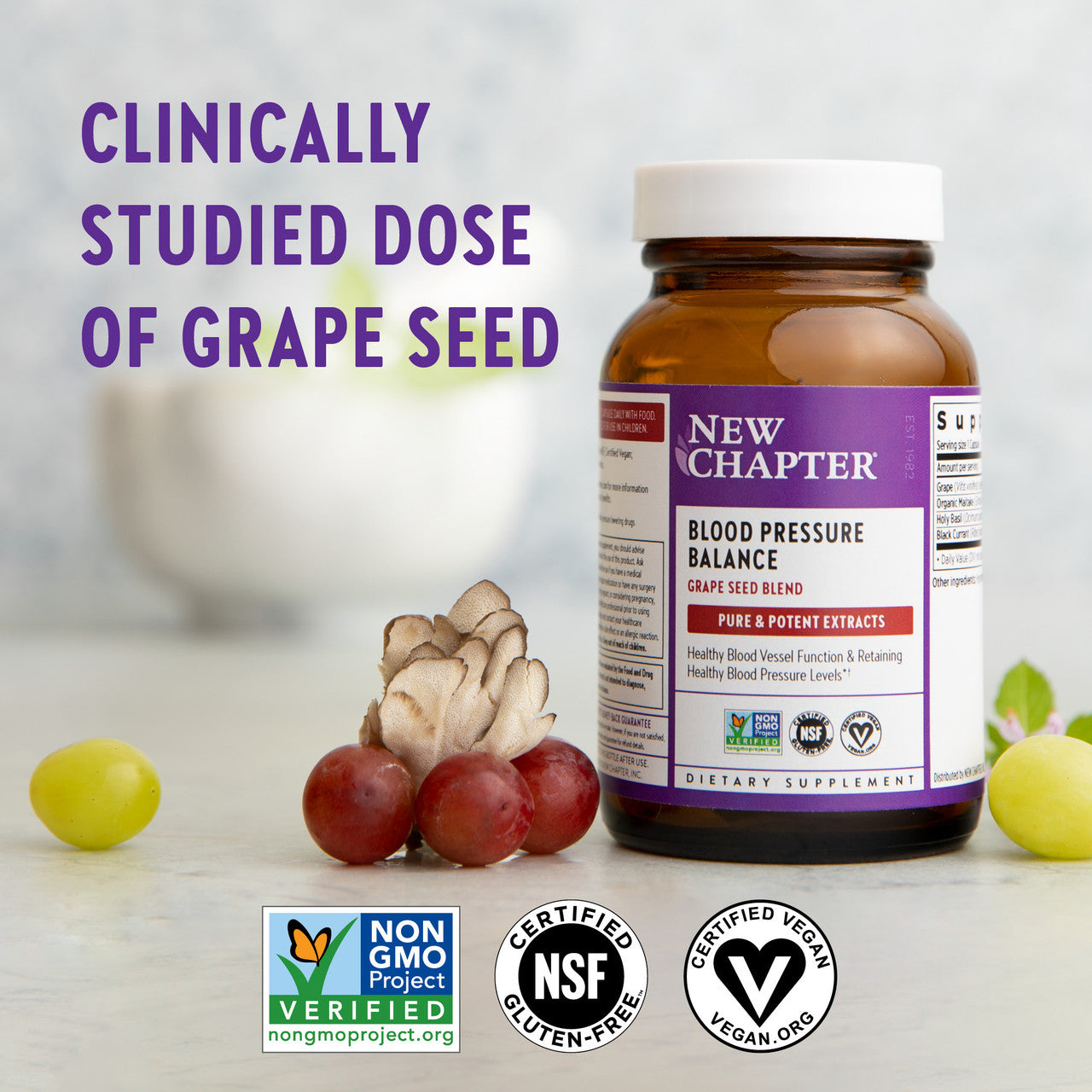 Blood Pressure Balance: Grape Seed Blend
