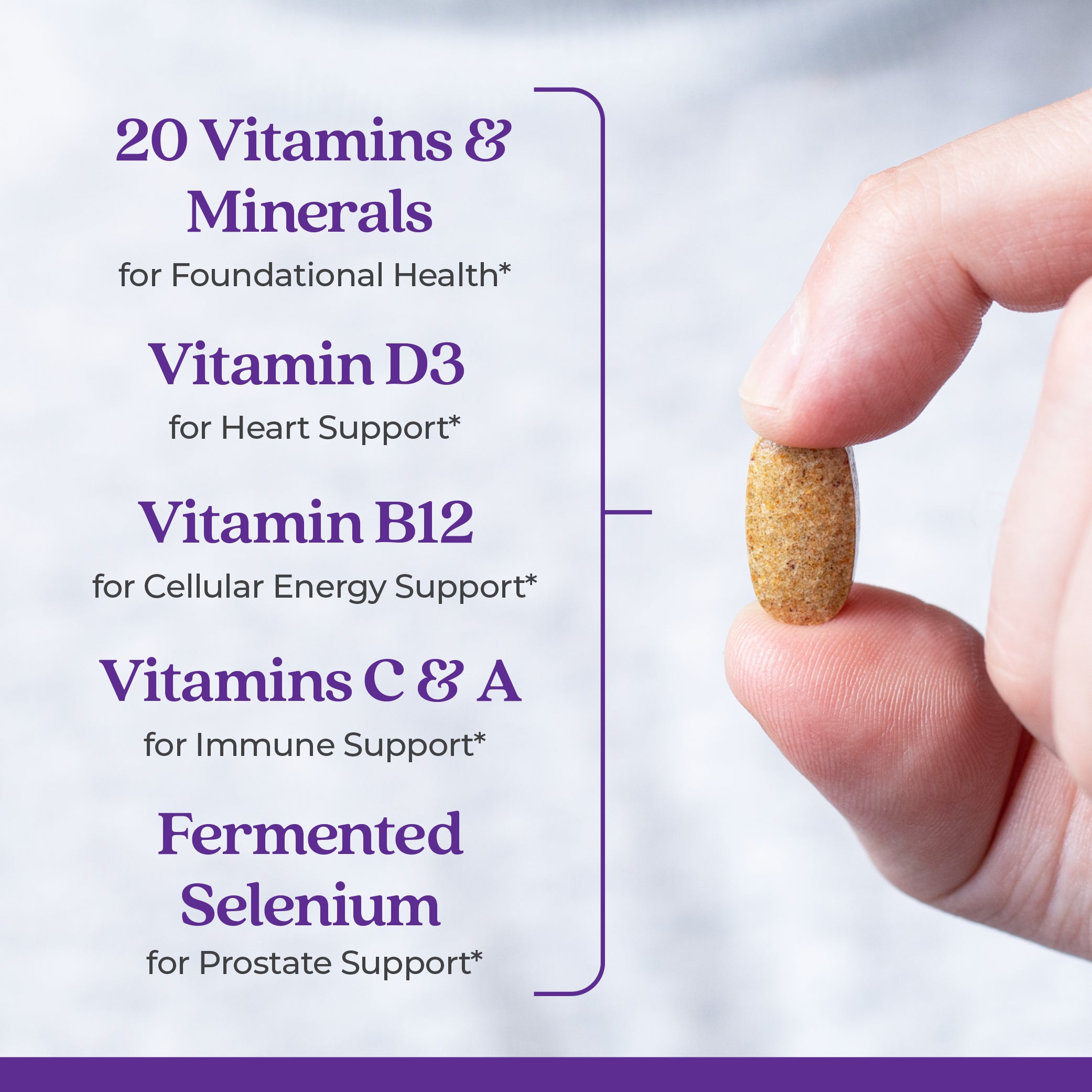 20 vitamins and minerals