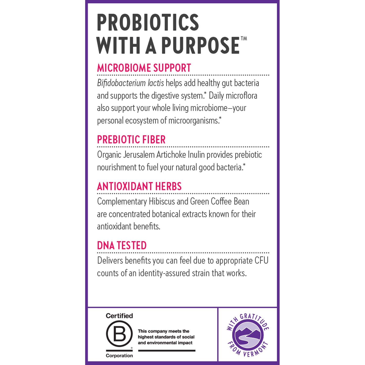 Daily Dual Biotic Probiotic + Prebiotic
