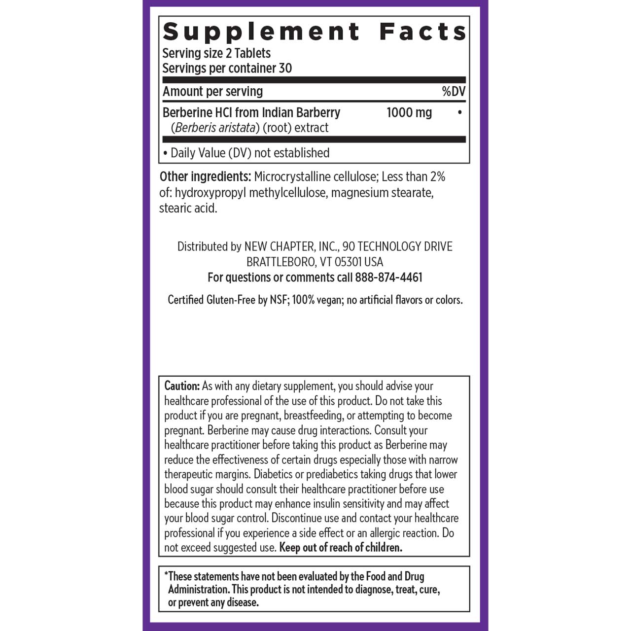 Berberine 1000 mg