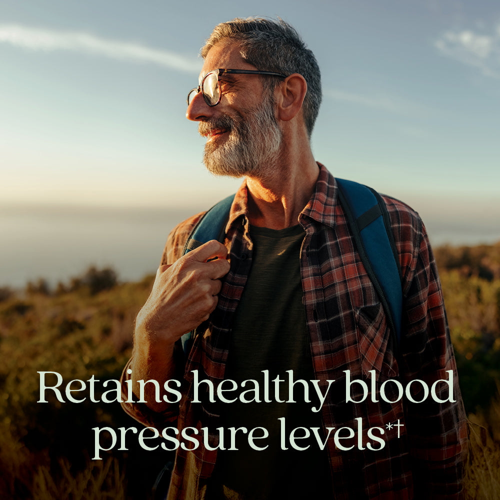 Retains healthy blood pressure levels