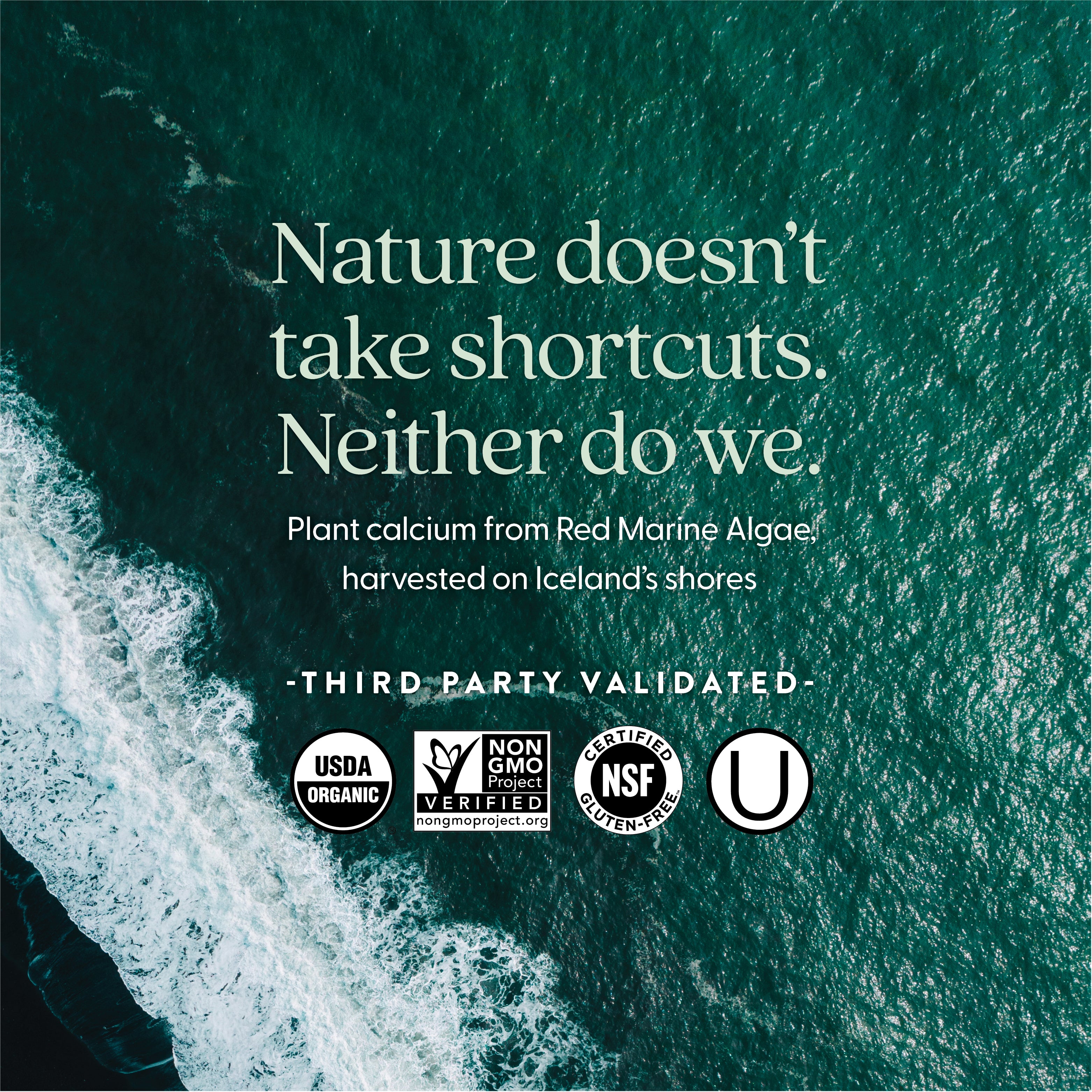 USDA Organic Certified, Non-GMO Project Verified, NSF Certified Gluten-Free, Kosher Certified
