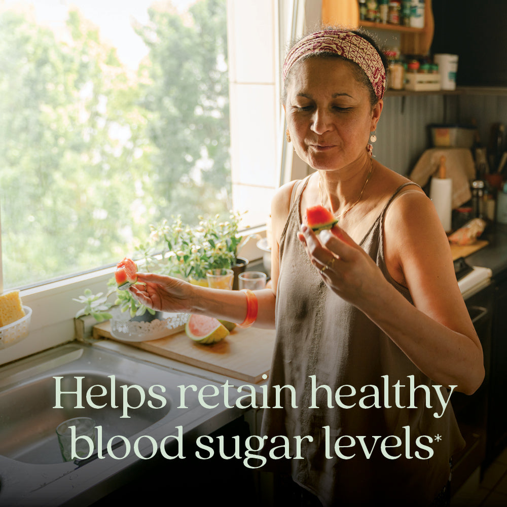 Helps retain healthy blood sugar levels