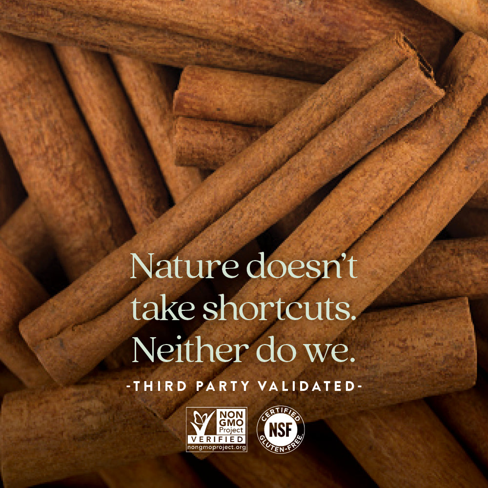 Non-GMO Project Verified & NSF Certified Gluten Free