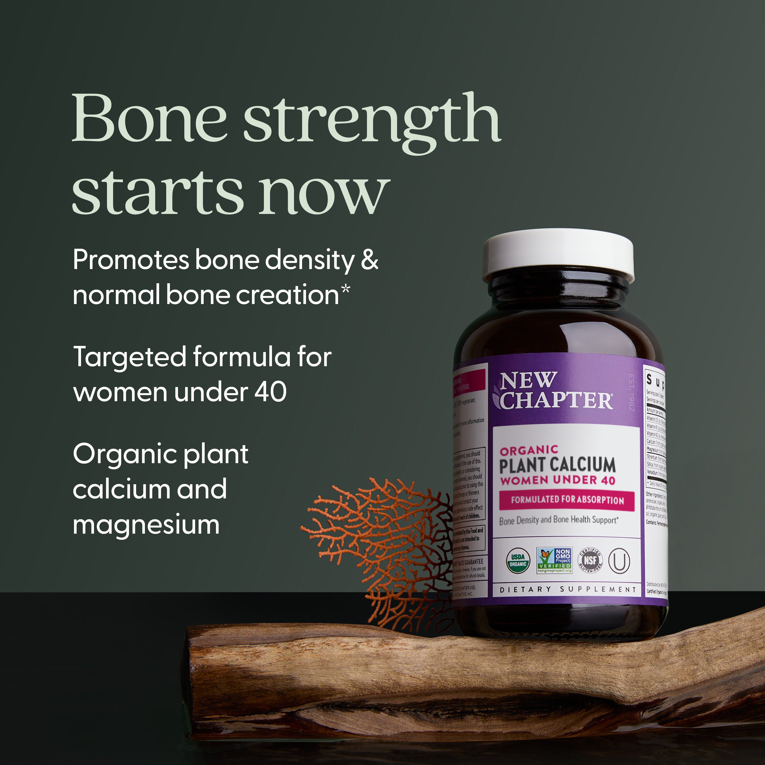 Organic Plant Calcium: Women Under 40