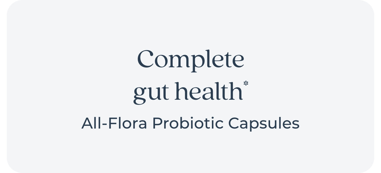 complete gut health all flora probiotic capsules