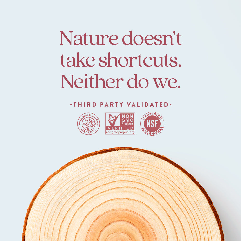 Where Food Comes From Organic, Non-GMO Project Verified, NSF Certified Gluten Free