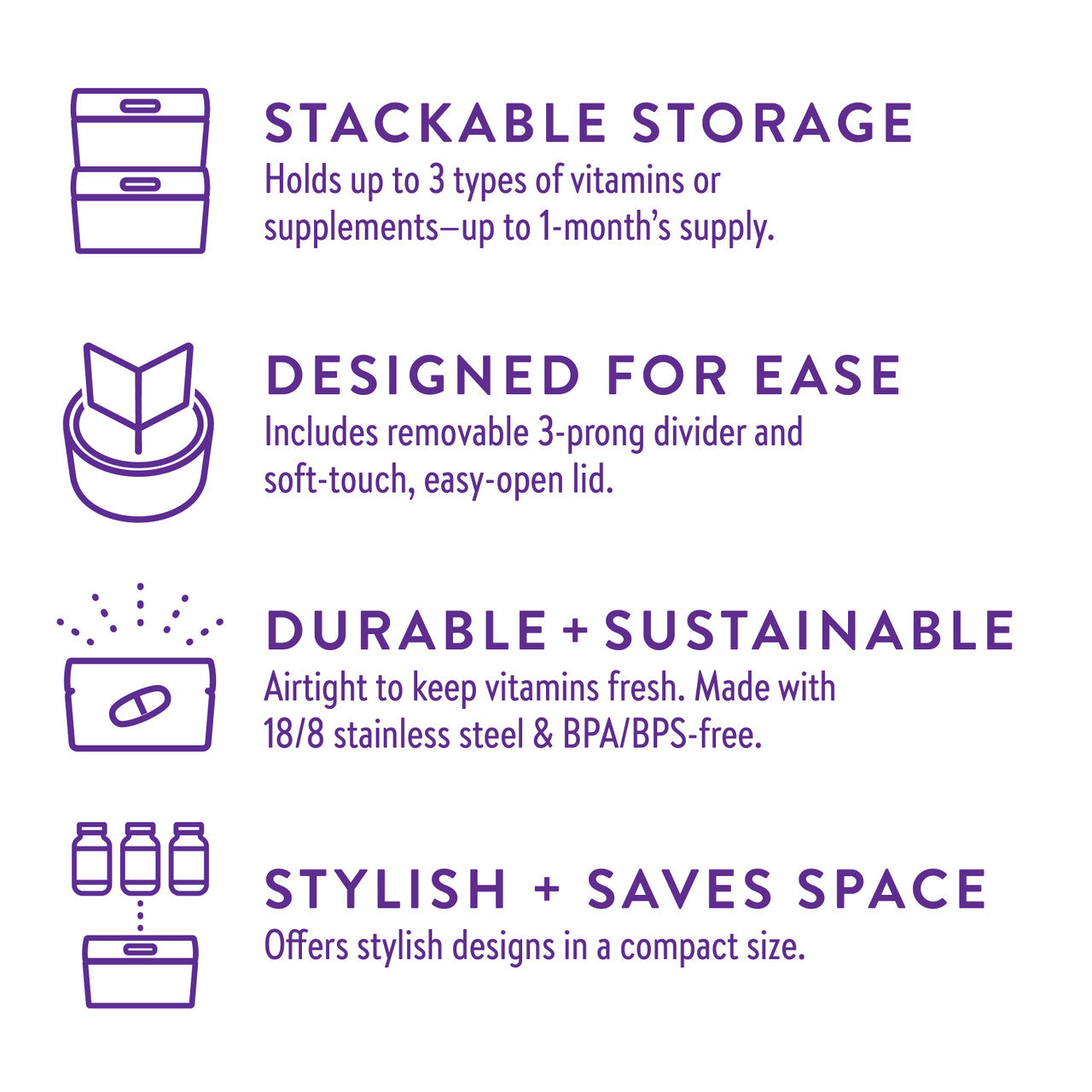 S’well x New Chapter Vitamin Organizer