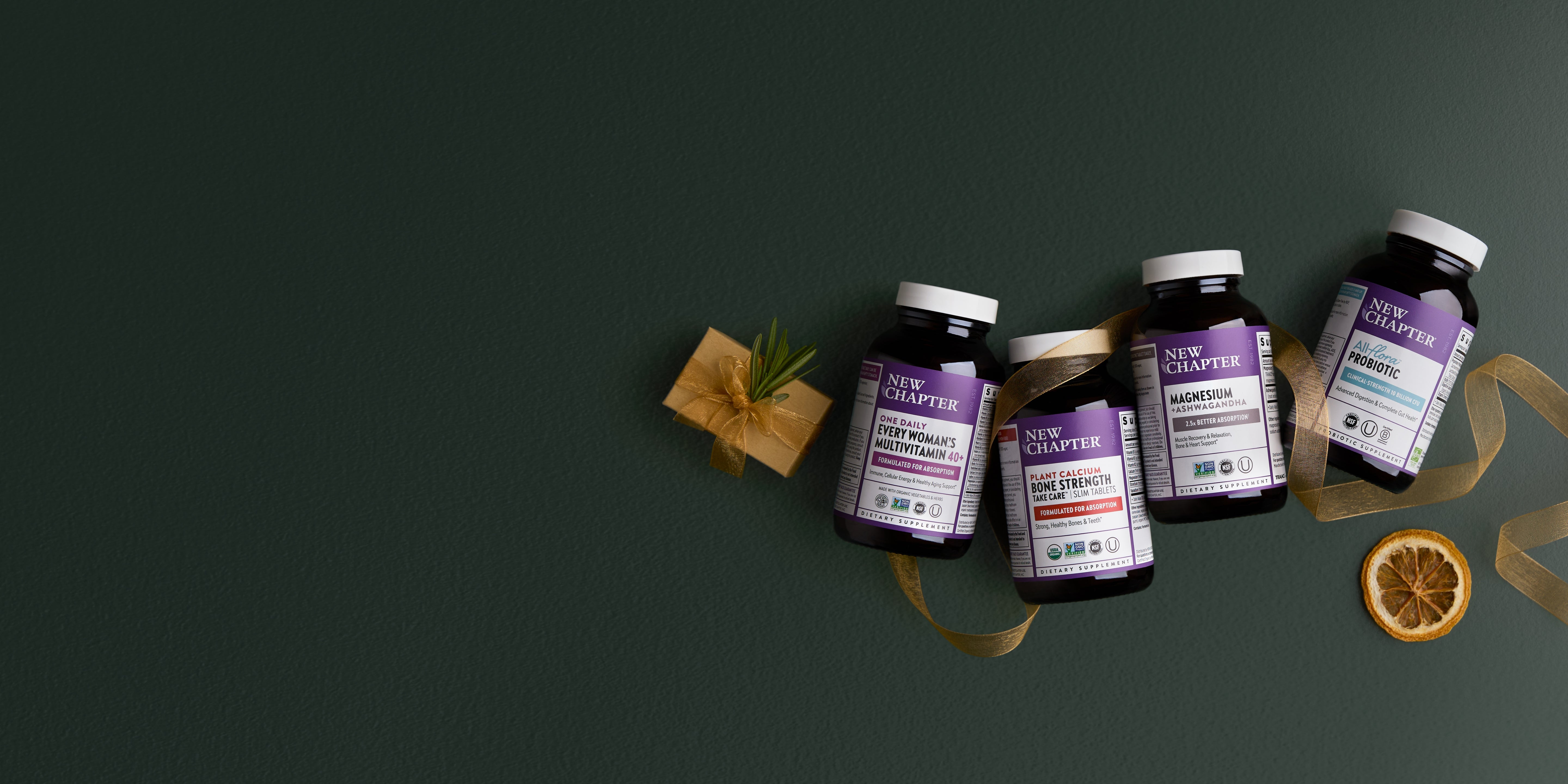 Holiday Shop Every Woman One Daily 40+, Bone Strength, Magnesium + Ashwagandha & All-Flora Probiotic