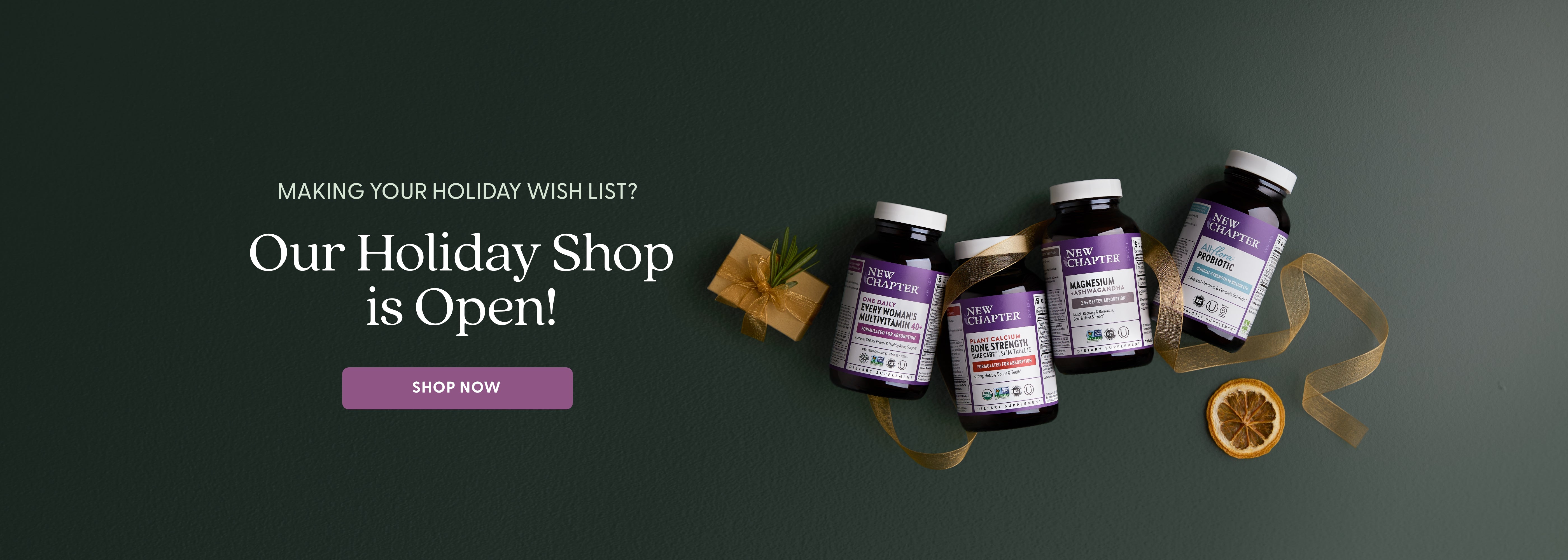 Our Holiday Shop is open