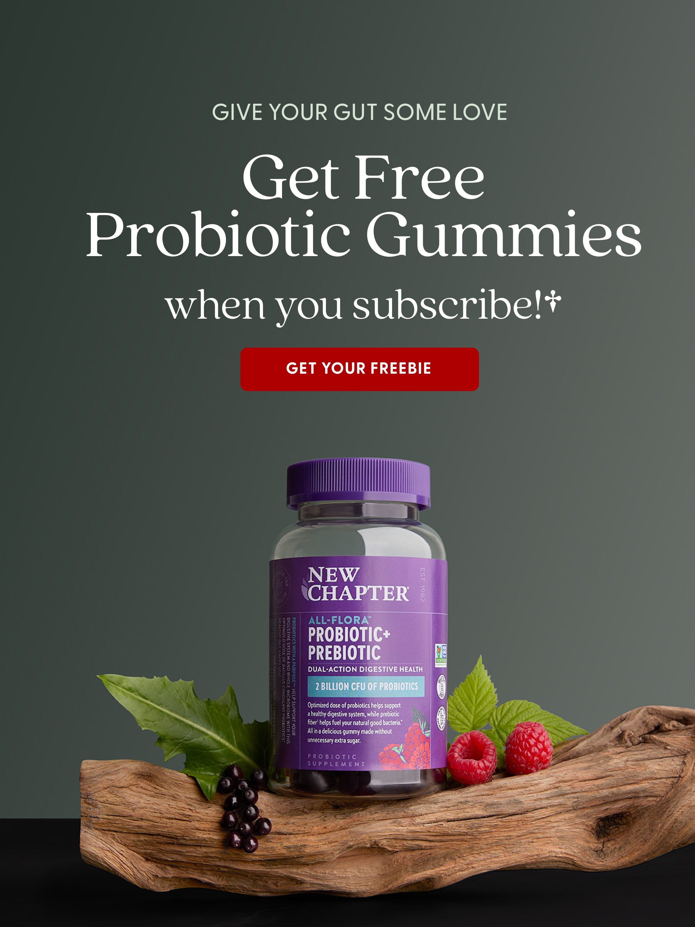 Get Free Probiotic Gummies when you subscribe!
