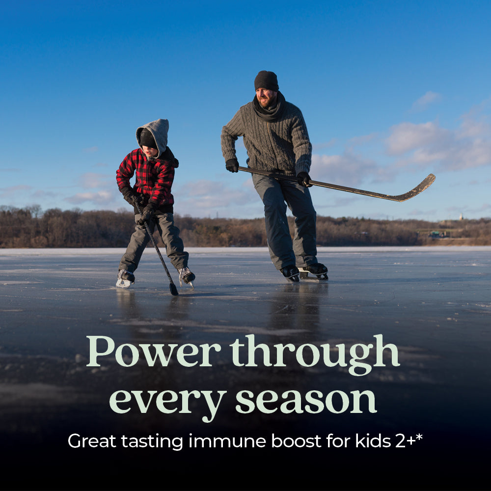 Power through every season. Great tasing immune boost for kids 2+*