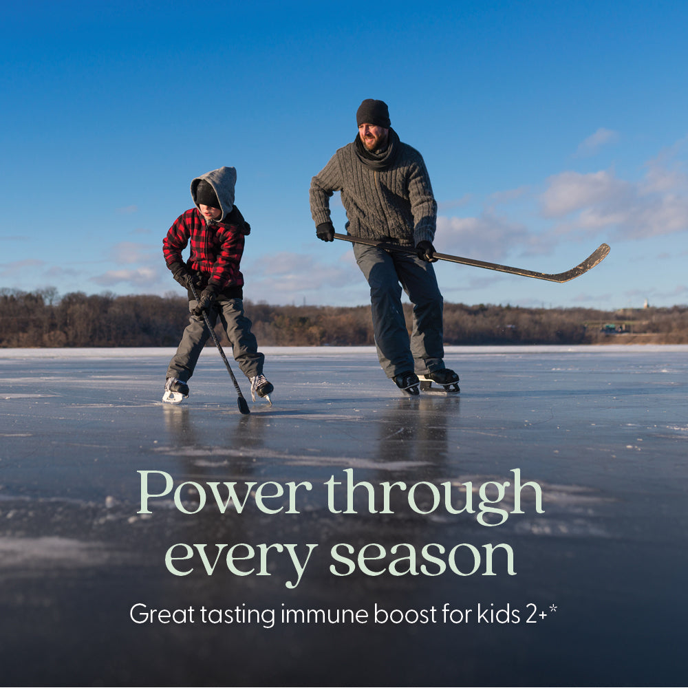 Power through every season. Great tasing immune boost for kids 2+*