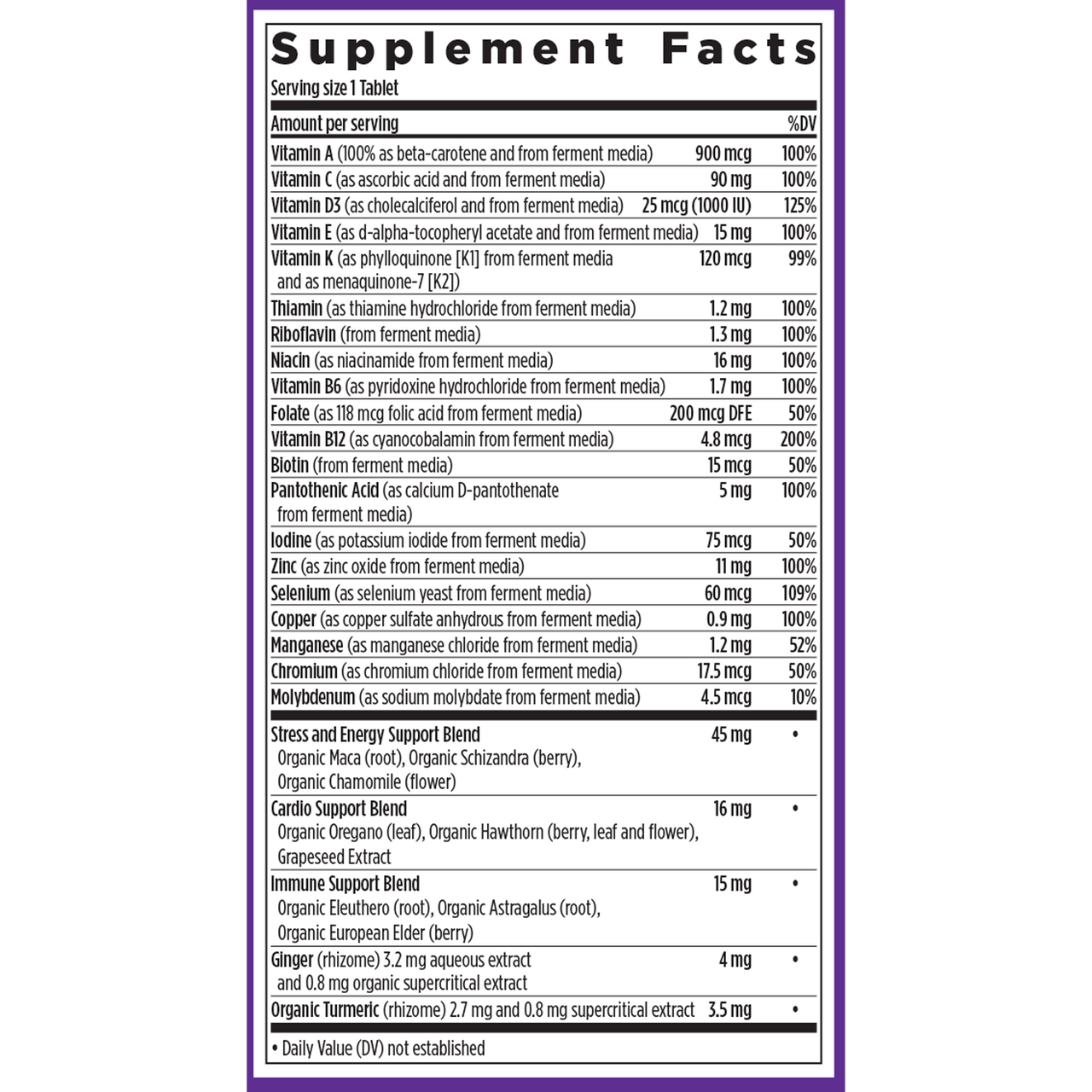 Supplement Facts