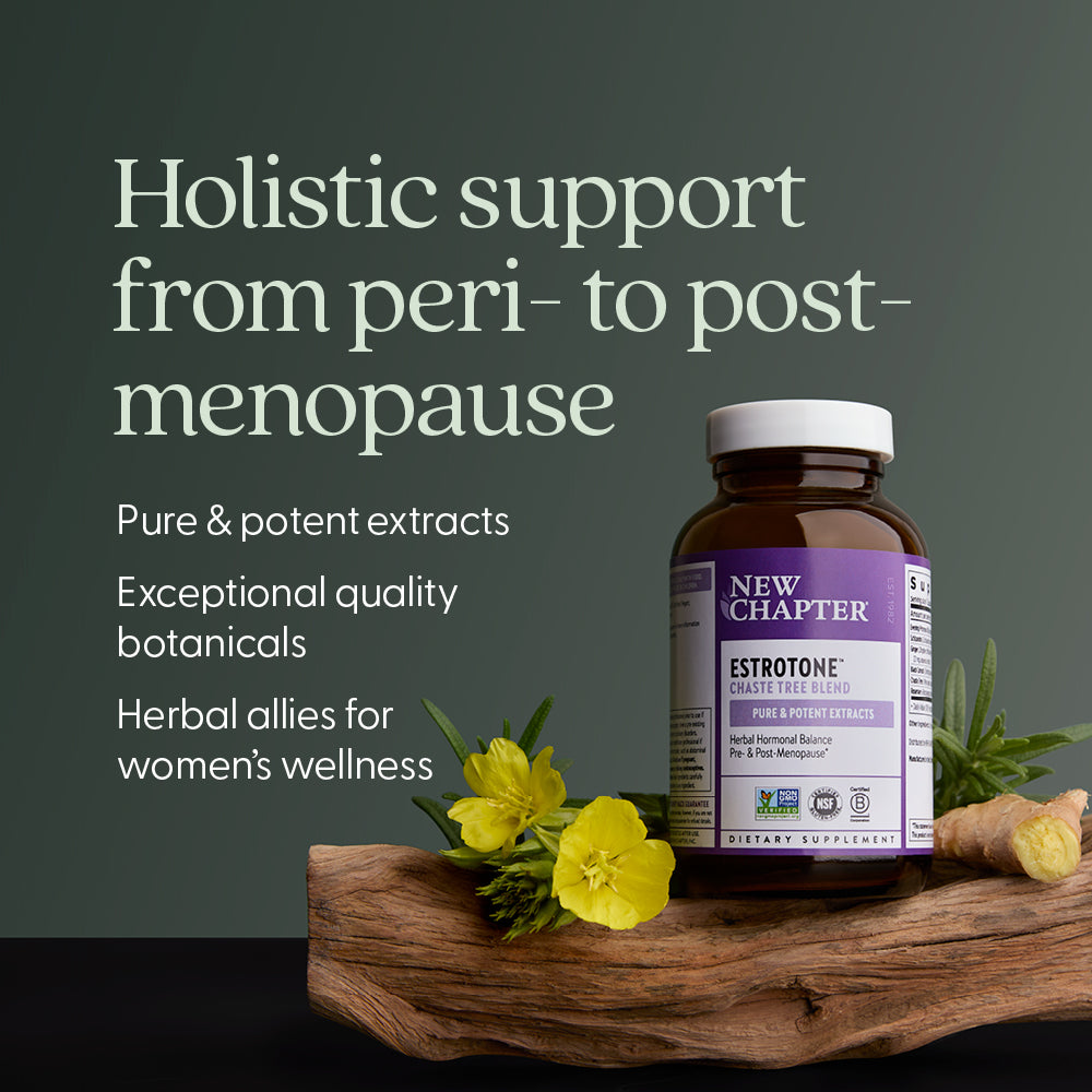Holistic support from peri-to post menopause, pure & potent extracts, exceptional quality botanicals, herbal allies for women's wellness