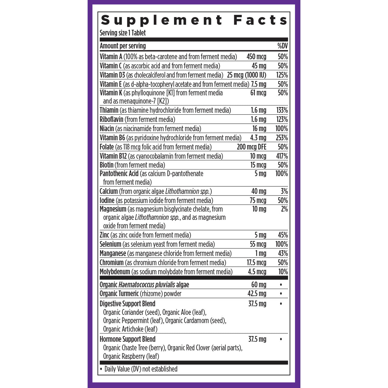 Supplement Facts