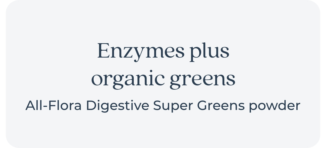 enzymes plus organic greens all flora digestive super greens powder