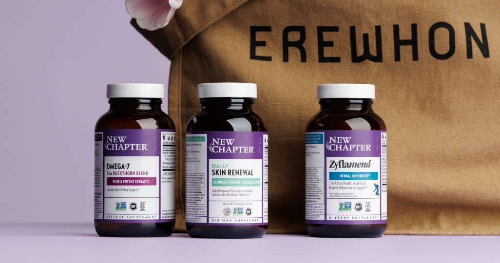New Chapter Expands Retail Presence at Erewhon with Three Targeted Wellness Supplements Zyflamend, Daily Skin Renewal and Omega-7 Sea Buckthorn Blend