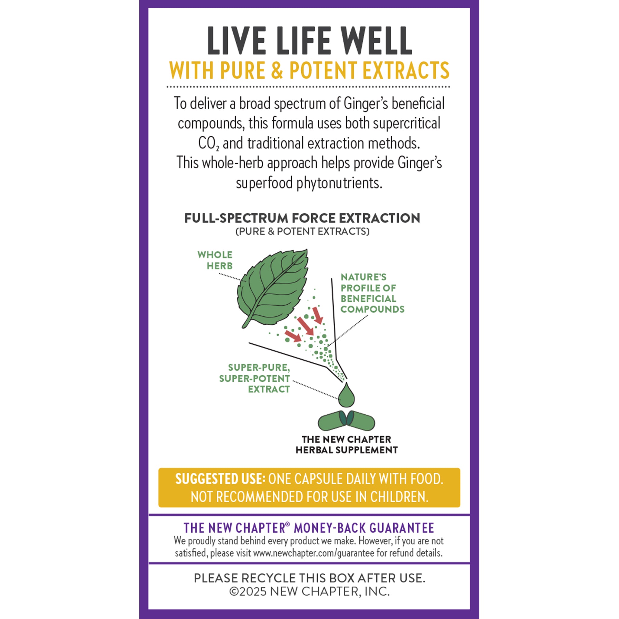 Live Life Well with Pure & Potent Extracts