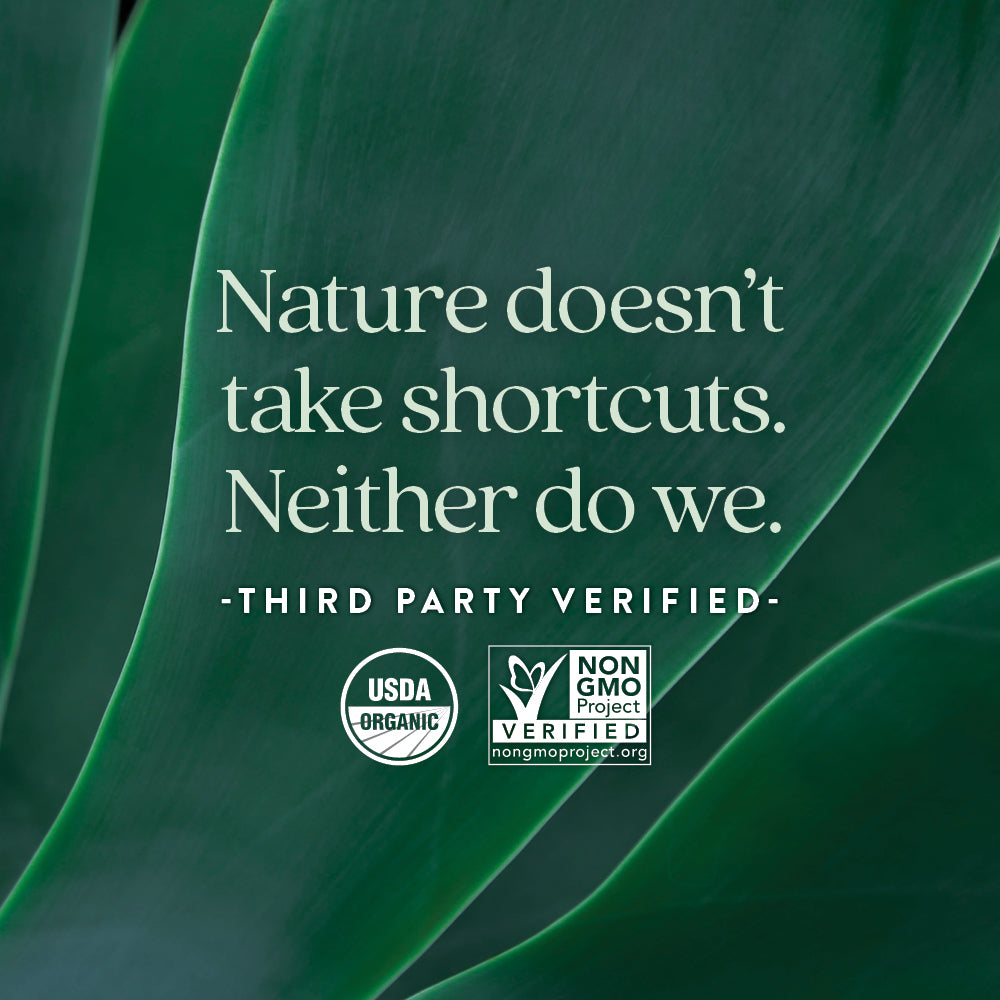 USDA Organic, Non-GMO Project Verified