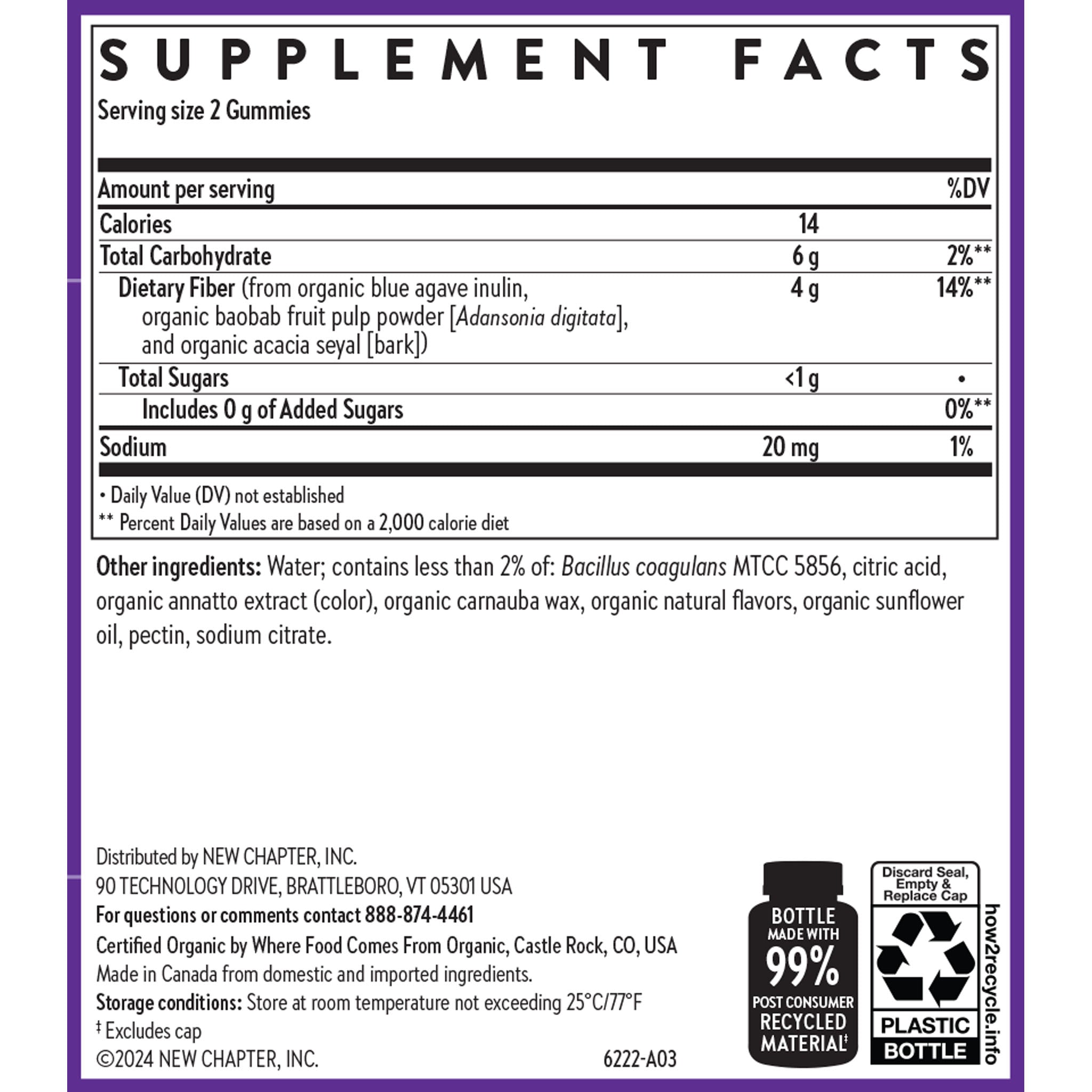 Organic Fiber Gummies