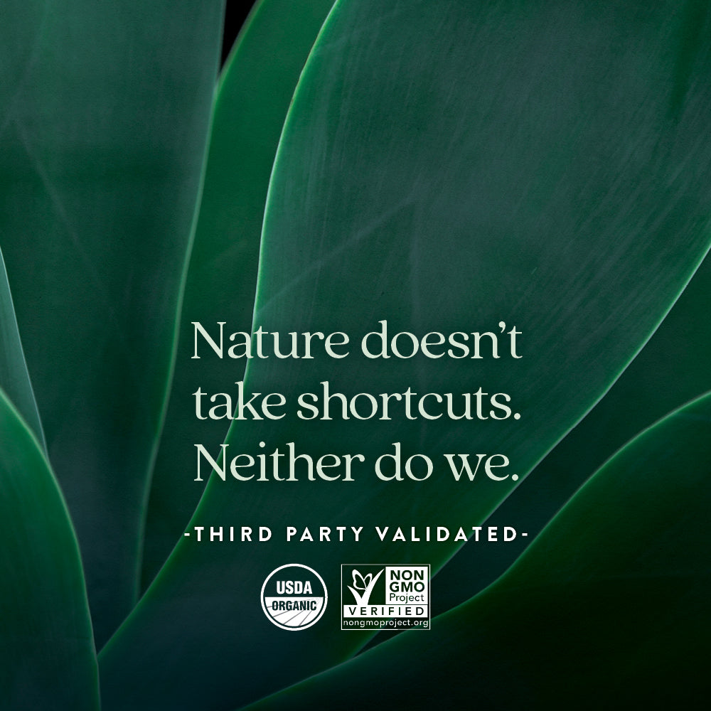 USDA Organic, Non-GMO Project Verified