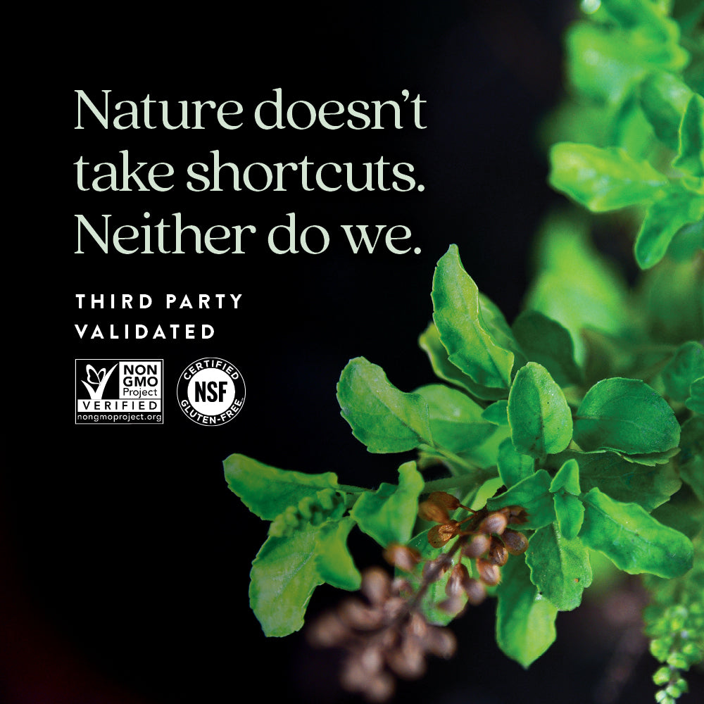 Non-GMO project verified, NSF Certified Gluten-Free