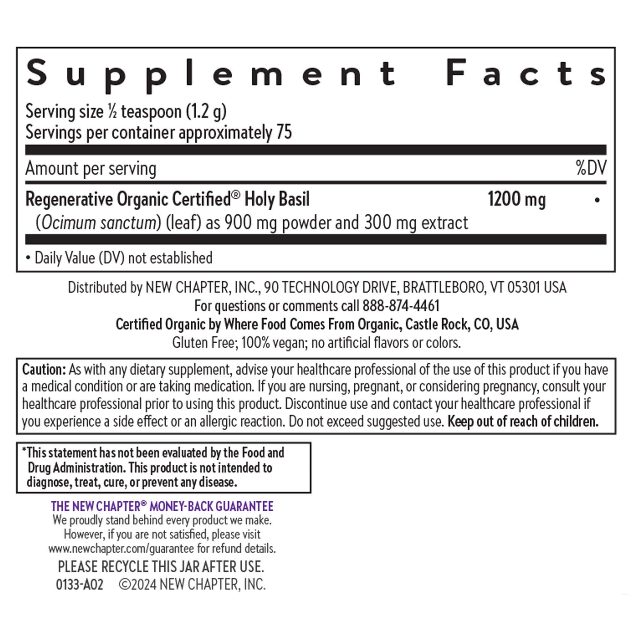 Supplement Facts