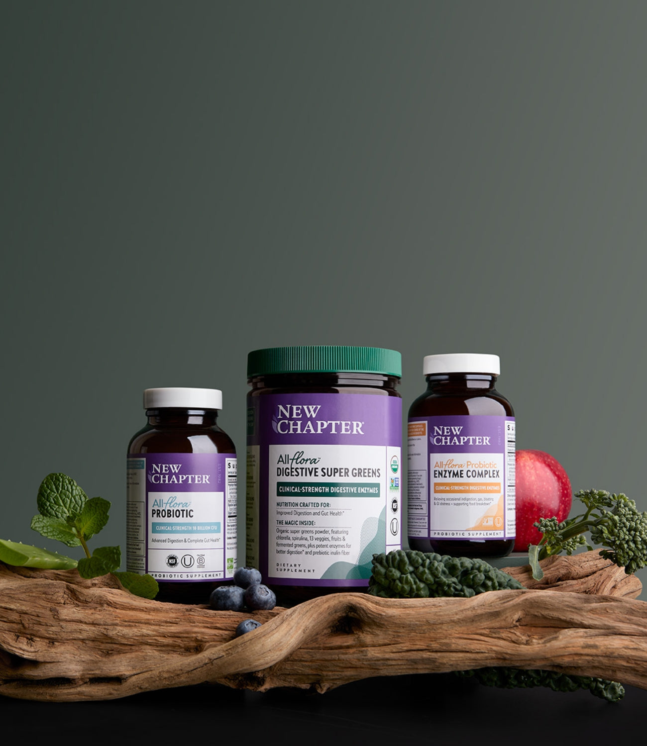 All-Flora Probiotic, All-Flora Digestive Super Greens & All-Flora Probiotic Enzyme Complex