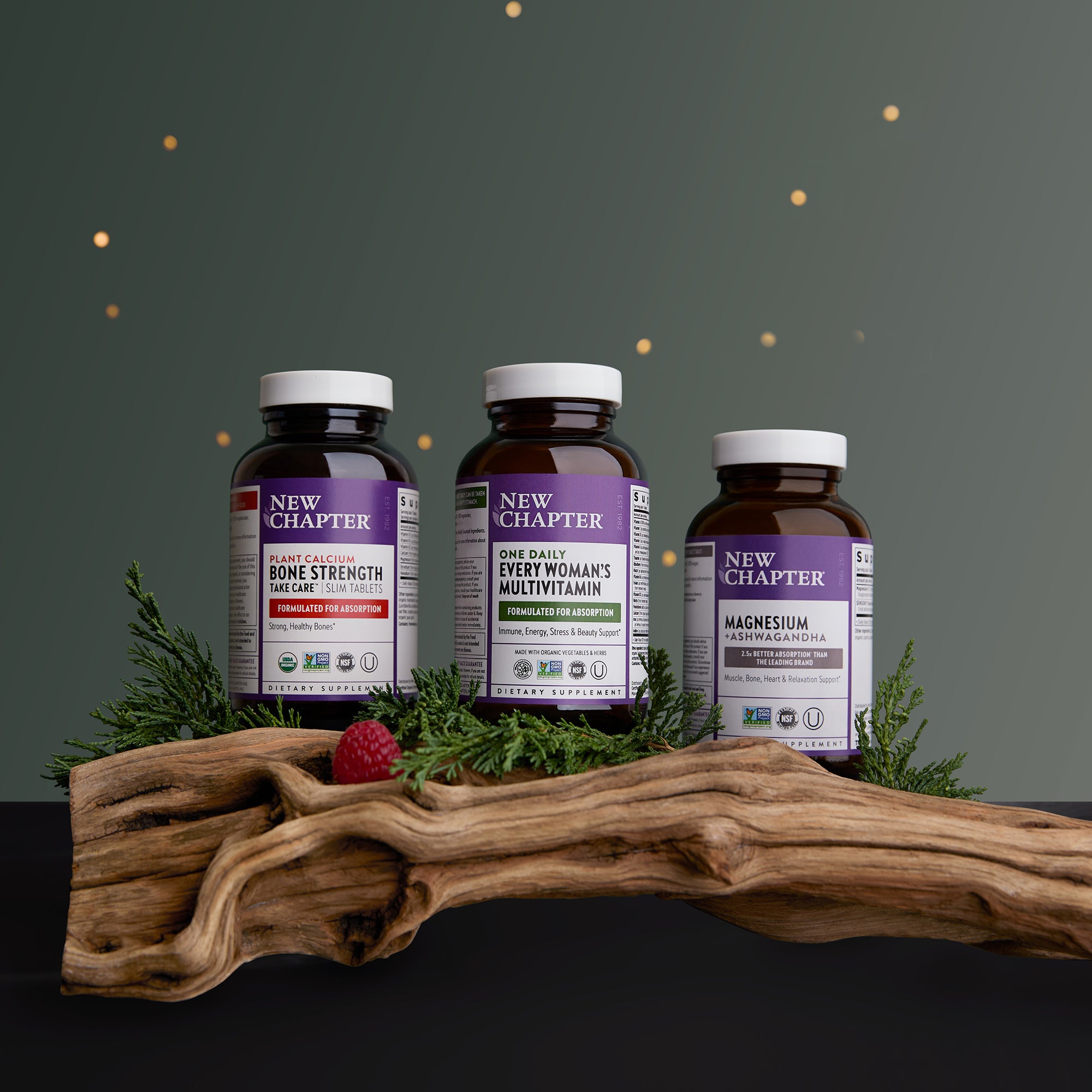 Plant Calcium Bone Strength, Every Woman One Daily Multivitamin, Magnesium + Ashwagandha