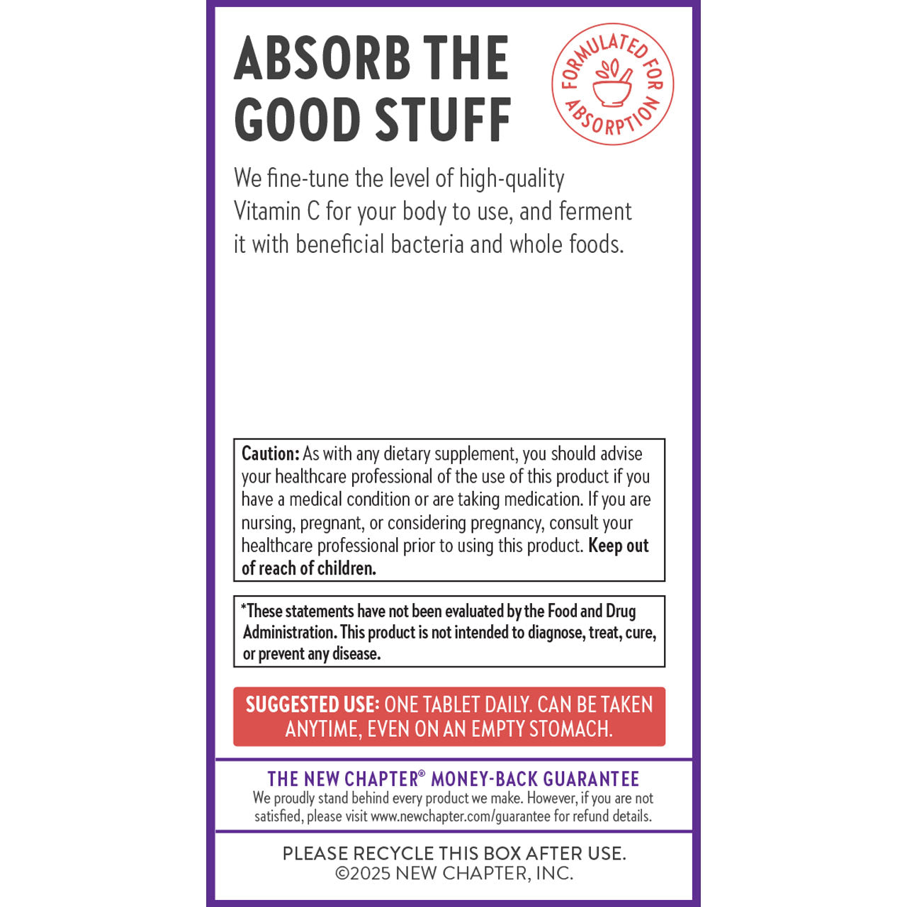 Absorb the Good Stuff