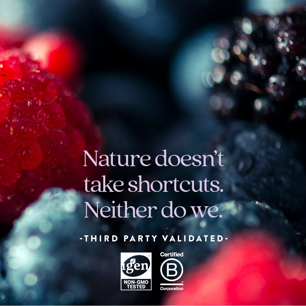Third Party Validated. iGen Non-GMO Tested, Certified B Corporation