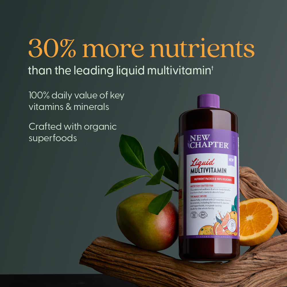 30% More Nutrients than the leading liquid multivitamins