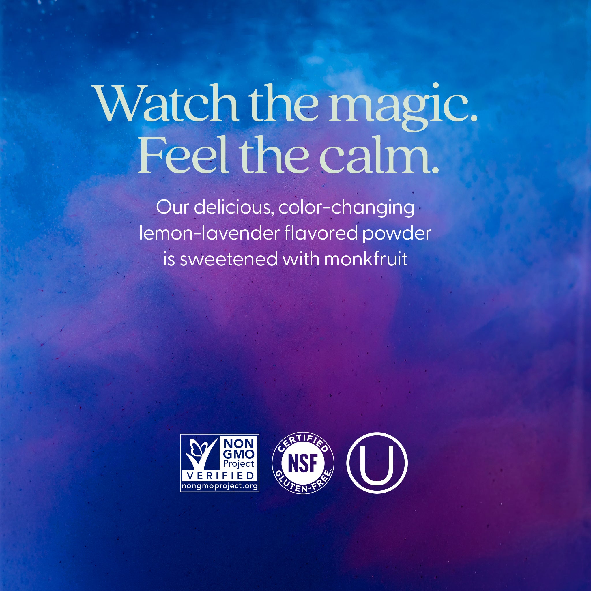 Non-GMO Project Verified, NSF Certified Gluten-Free, Kosher