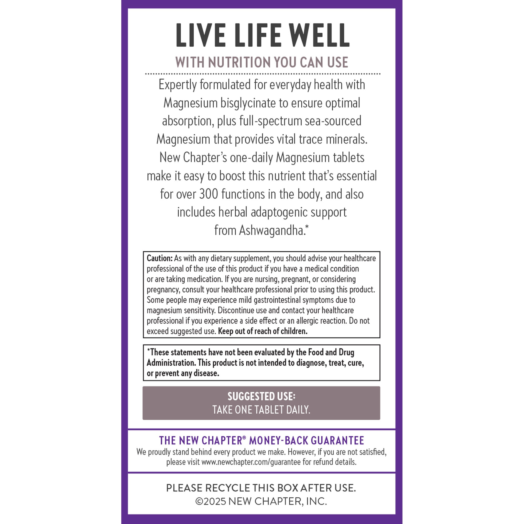 Full-spectrum sea-sourced Magnesium that provides vital trace minerals