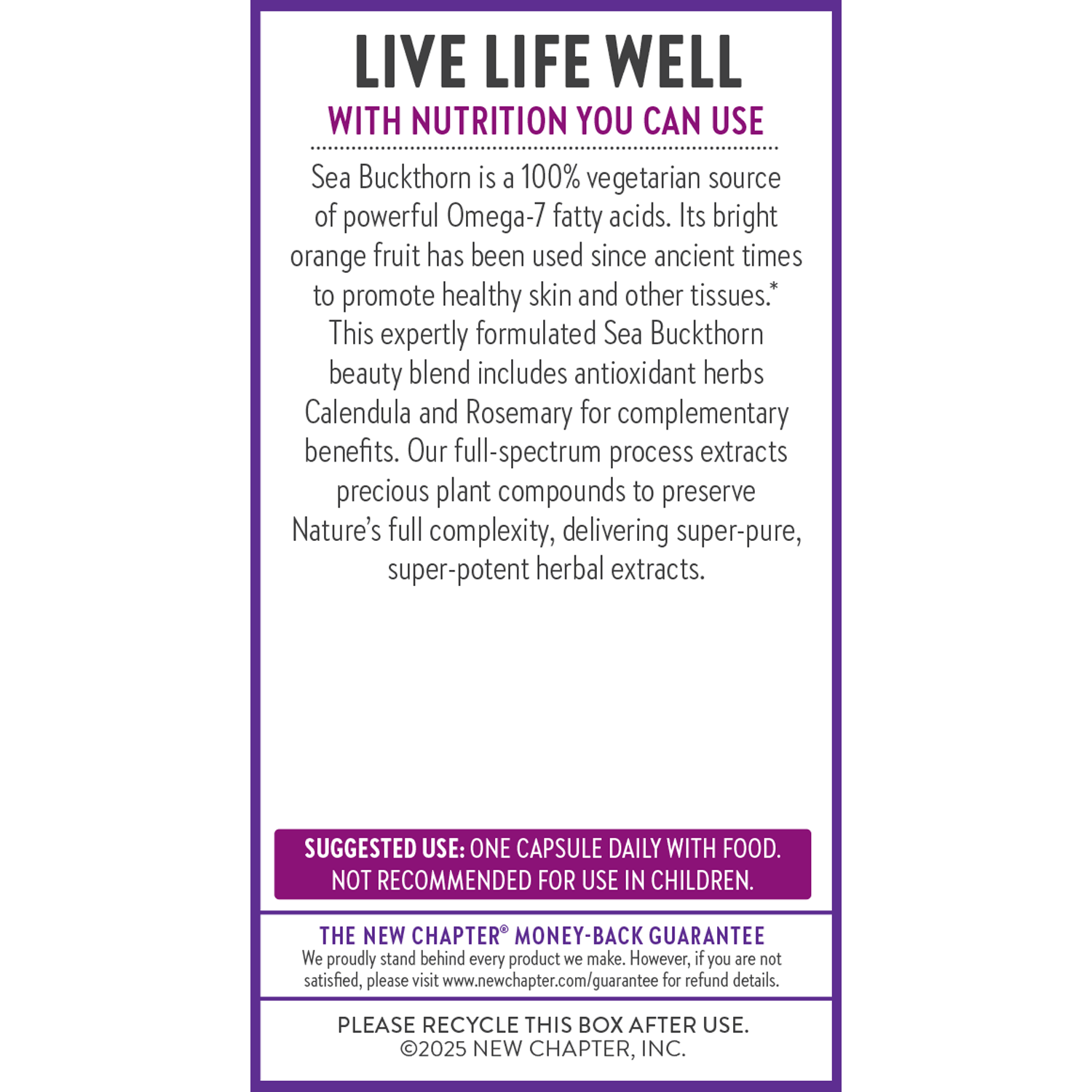 Live Life Well with Nutrition You Can Use