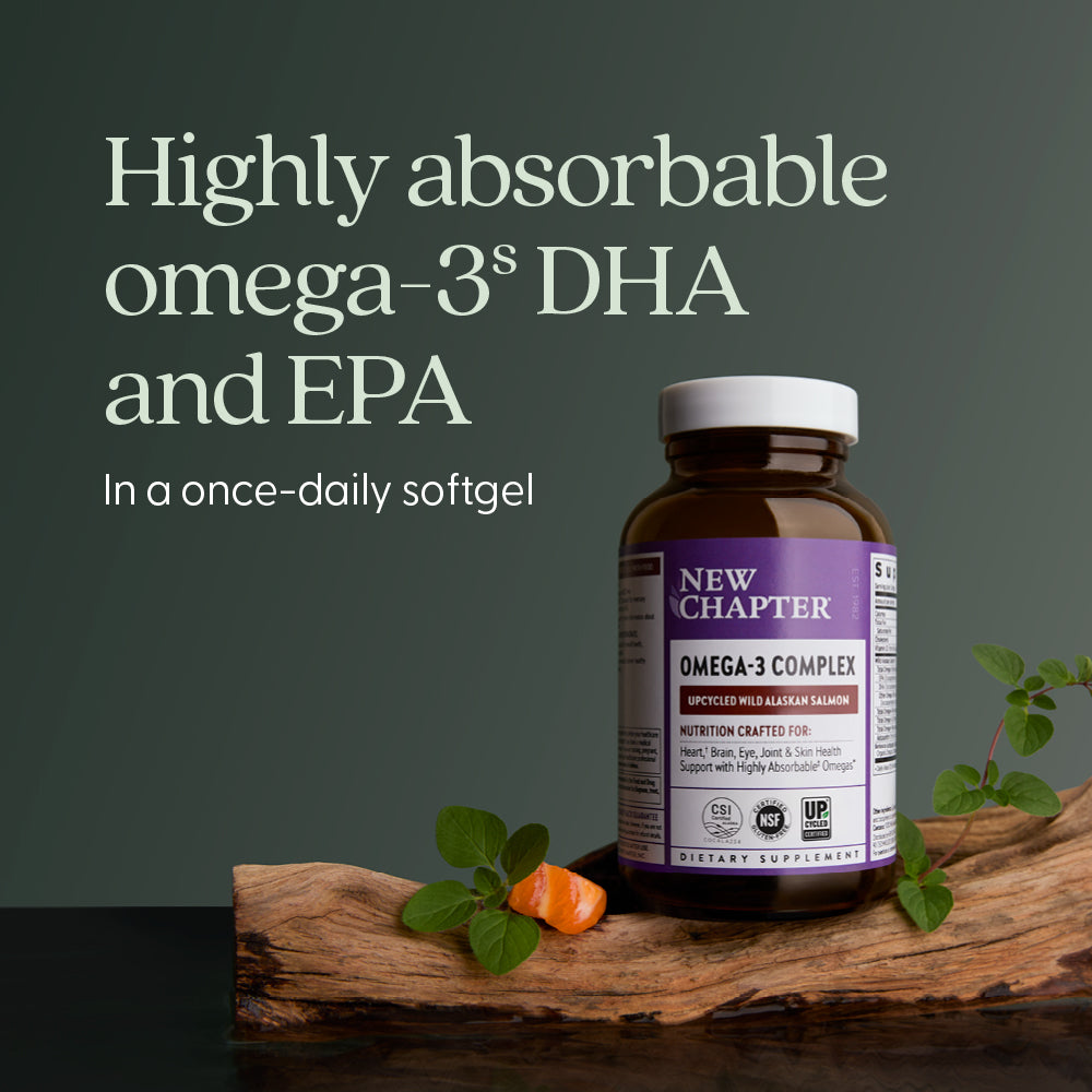 Highly absorbable omega-3s DHA and EPA in a once-daily softgel