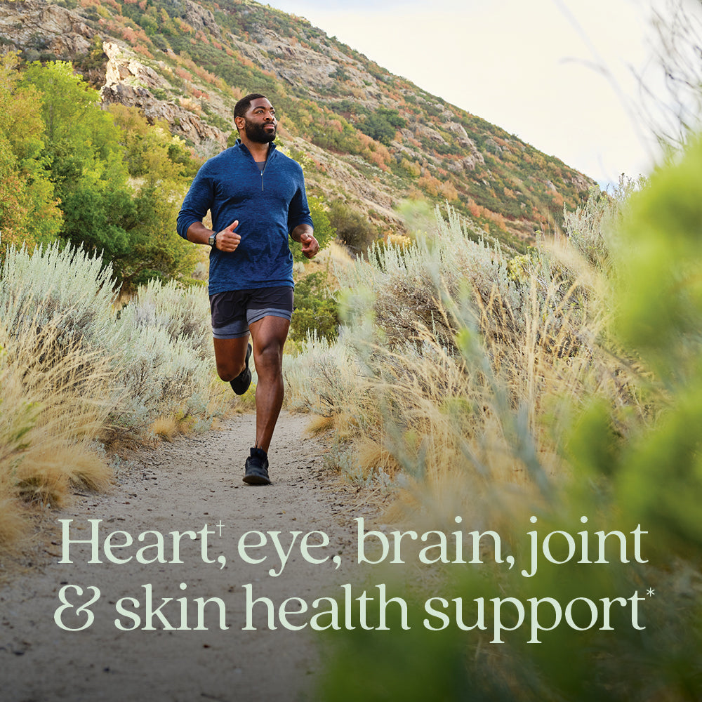 Heart, eye, brain, joint & skin health support
