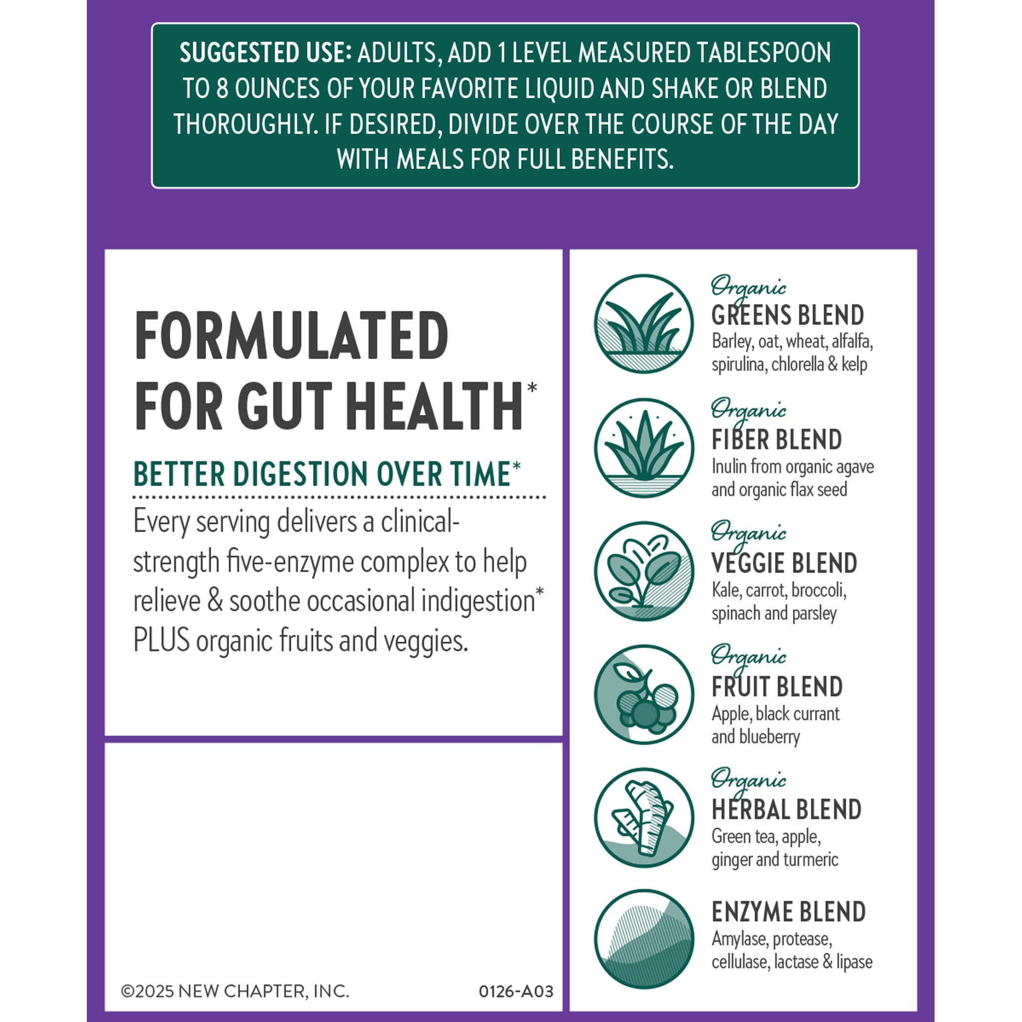 Formulated for Gut Health. Better Digestion Over Time