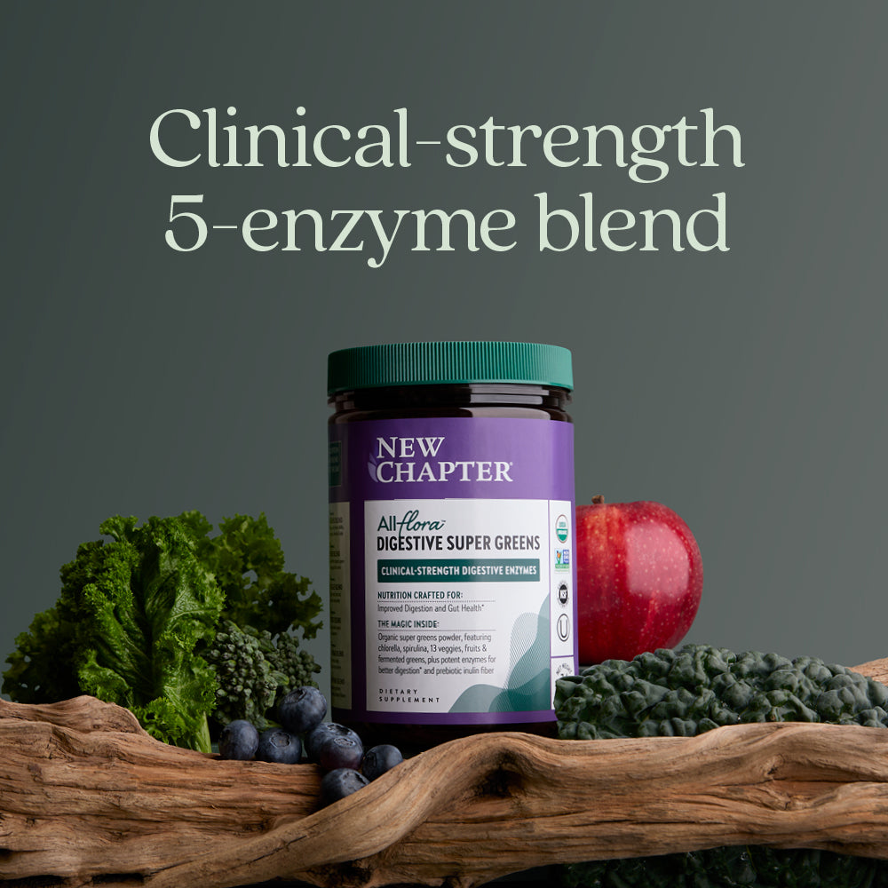 Clinical-strength 5-enzyme blend