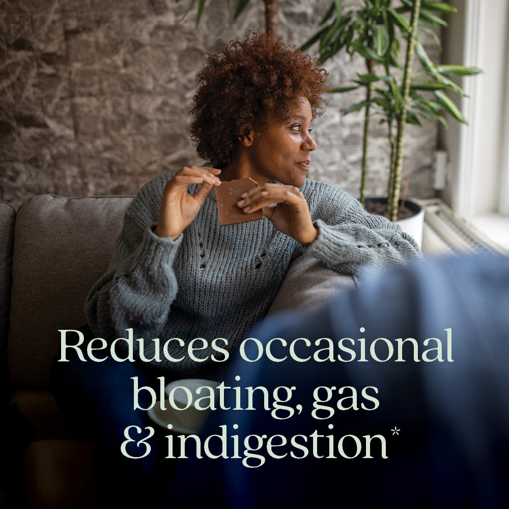 Reduces Occasional bloating, gas & indigestion*